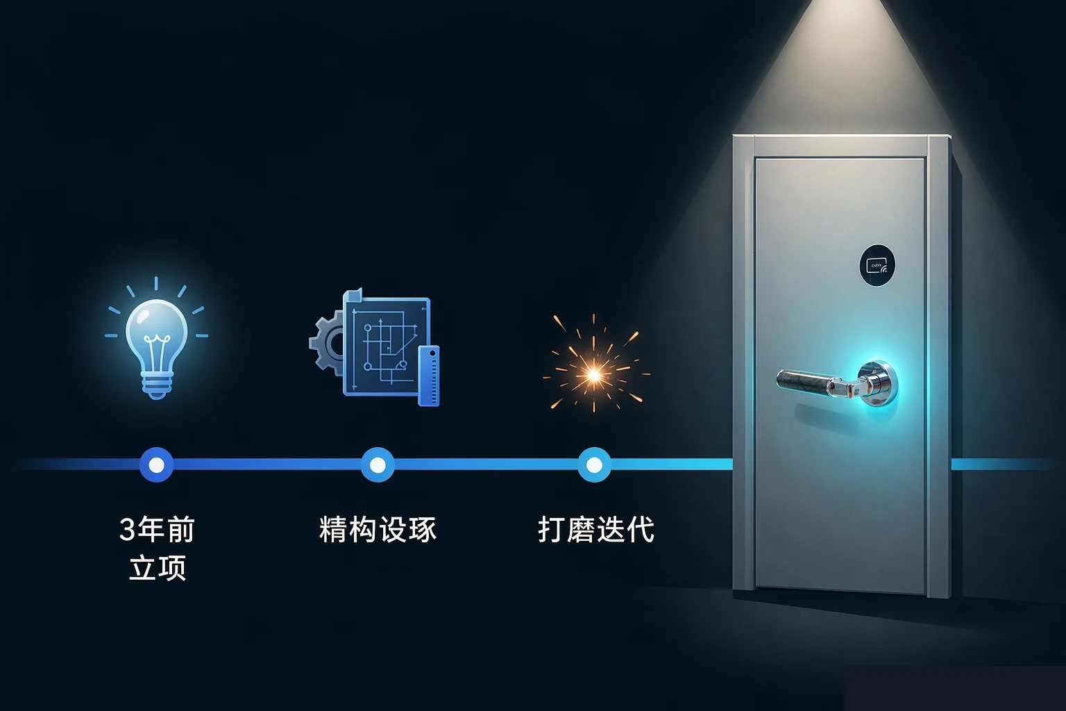 3 年研发:从立项到全新的酒店静音锁亮相