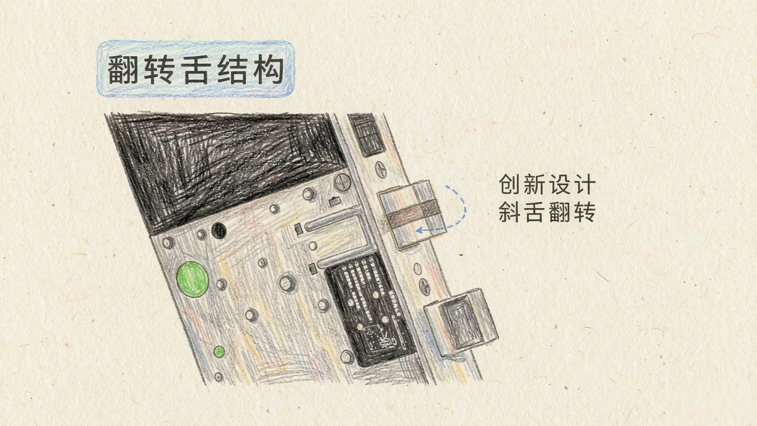 三步开门变两步：LS02 翻转舌结构把酒店开门体验再升级